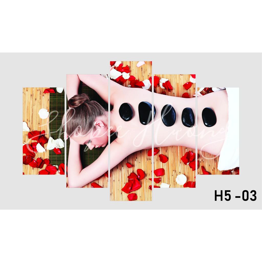 Bộ tranh spa 5 tấm kt 80*120cm