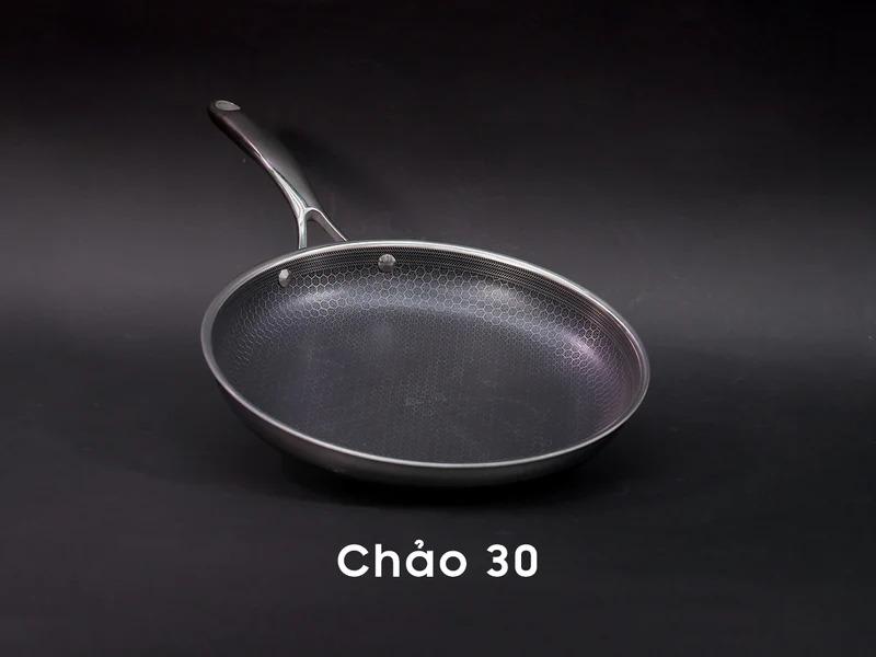 Chảo chiên iNox Blackcube Imat 30cm