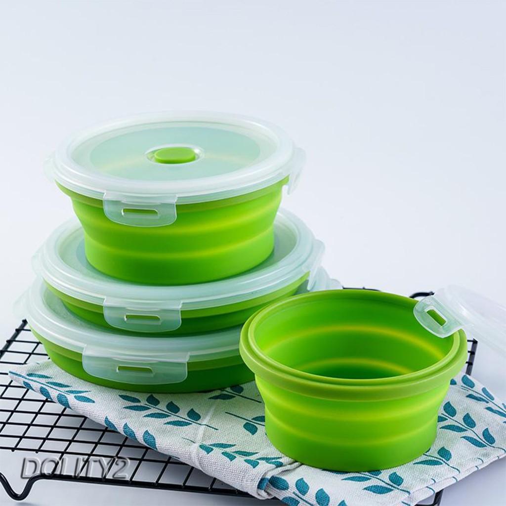 Khay Tròn Đựng Thức Ăn 2 Ngăn Tiện Lợi