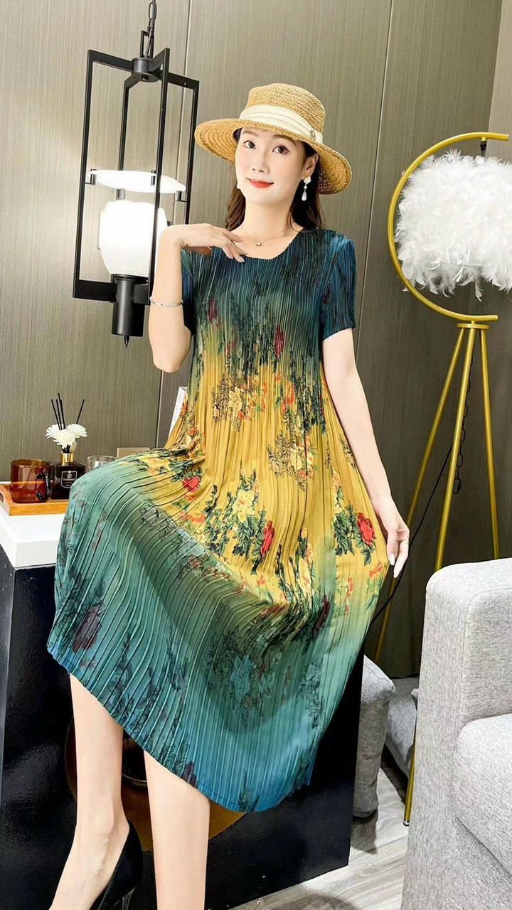 ĐẦM SUÔNG DẬP LY PHỐI HỌA TIẾT CAO CẤP