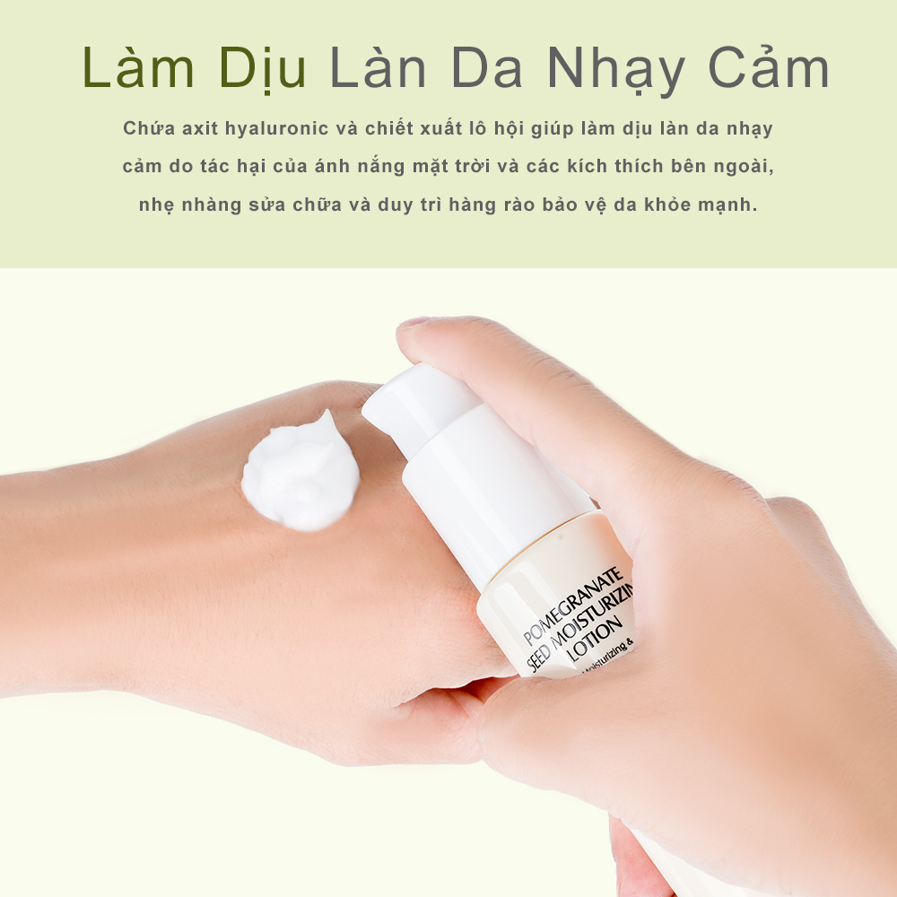 BSKM Nước dưỡng ẩm Water Lily 200ml + Nước hoa hồng dưỡng ẩm hạt lựu 80ml Dưỡng ẩm dưỡng ẩm Làm se lỗ chân lông Nước hoa hồng oxy hóa làm trắng nhẹ