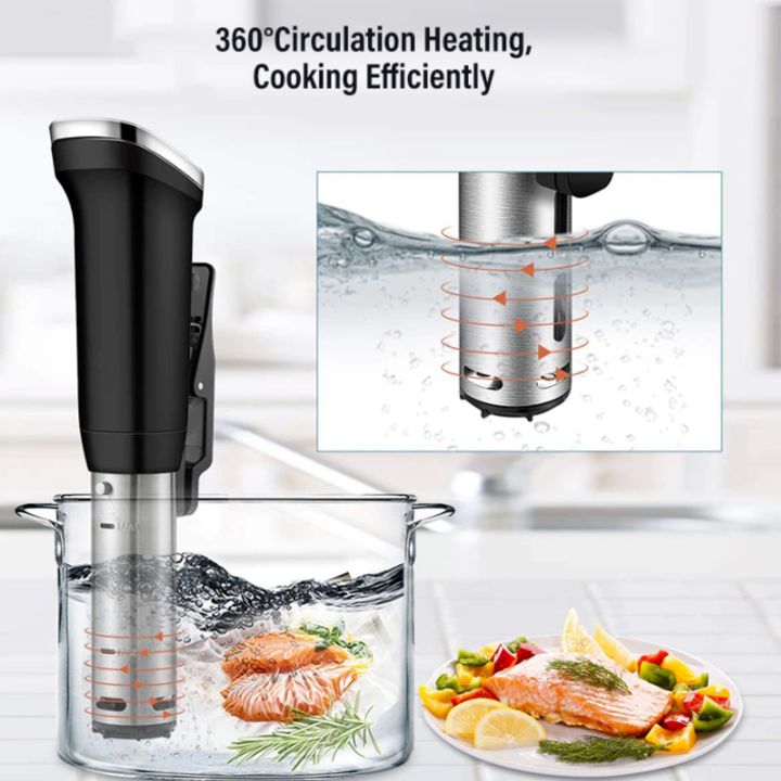 Máy nấu chậm Sous vide Công suất1200W BioloMix SV-8008 - Hàng chính hãng