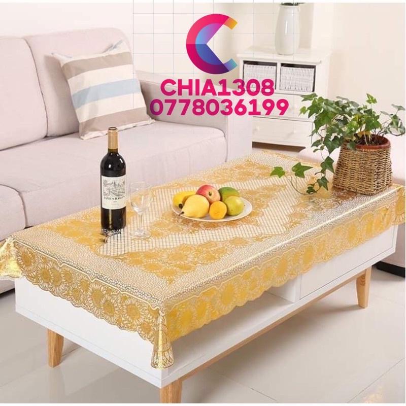 KHĂN TRẢI BÀN PHÒNG KHÁCH CỠ DÀI 80cm CỠ RỘNG 120cm HOA VÂN NỔI CAO CẤP ( sỉ ib)