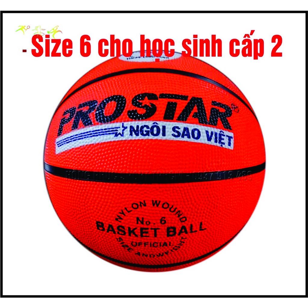 Bóng rổ Prostar Size 5,6,7 ( Tặng Kim + Túi Lưới)