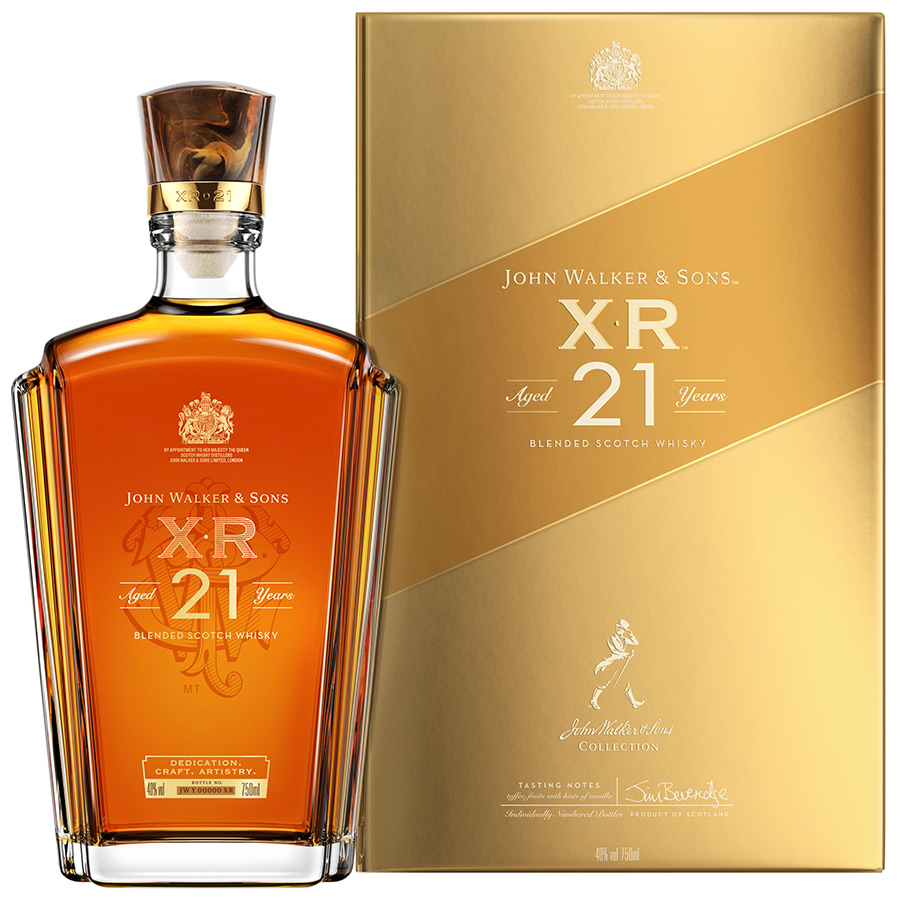 Rượu John Walker &amp; Sons XR Aged 21YO Blended Scotch Whisky 40% 750ml [Kèm Hộp]