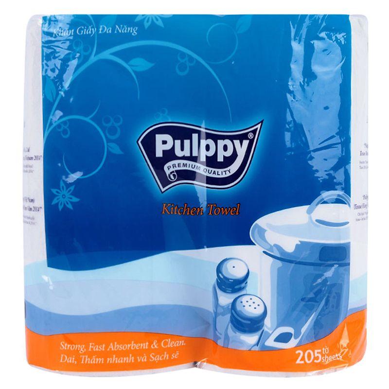 Khăn Giấy Đa Năng Pulppy Classic 2 CuộnLốc-8935018801641