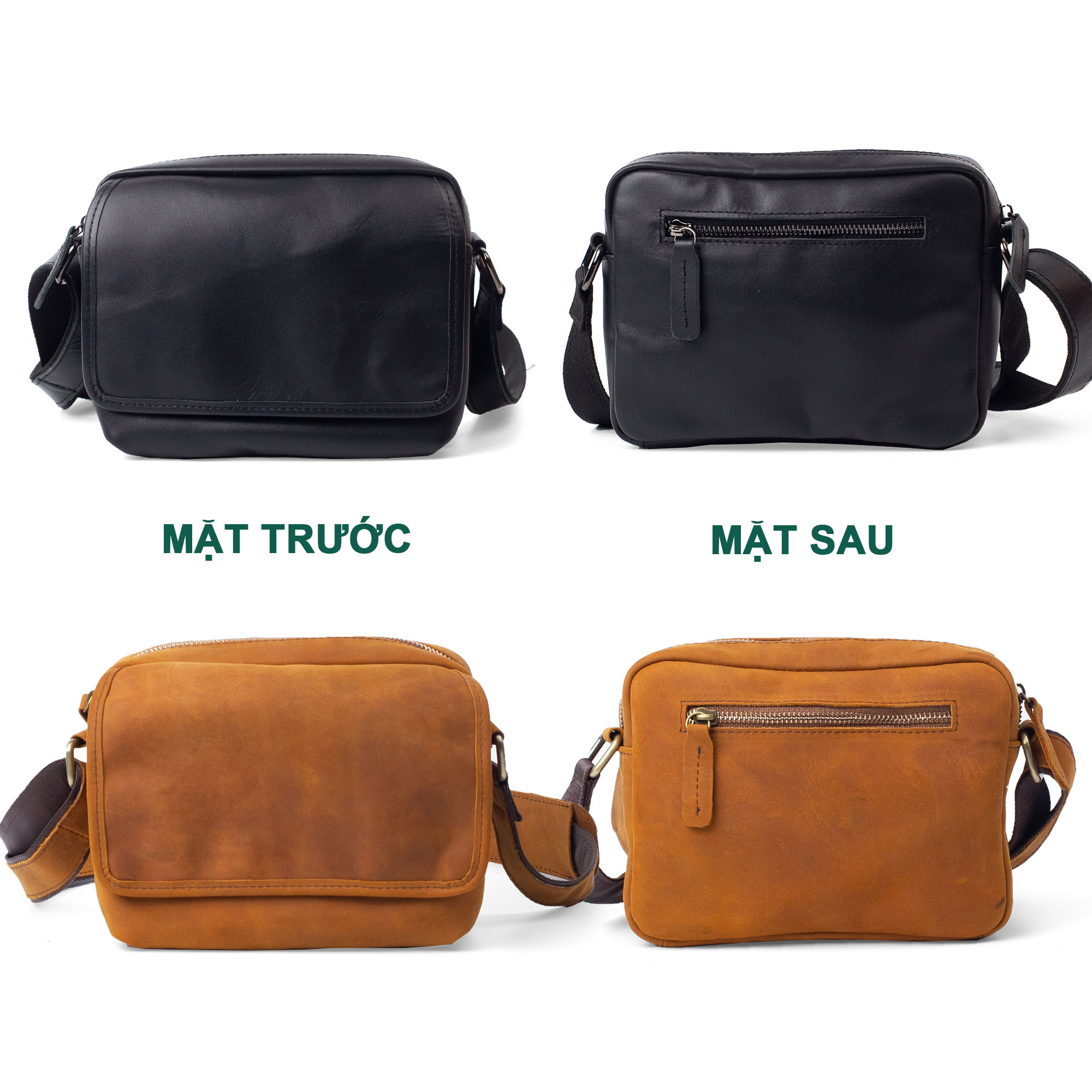 Túi đeo chéo nam Jupiter Bụi Leather DC110 - Da bò thật cao cấp - Bảo hành 12 tháng