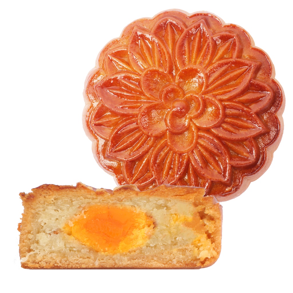 Bánh trung thu ăn kiêng, ít ngọt Sữa Dừa Hoàng Kim (1 trứng muối) Nonglamfood 150g