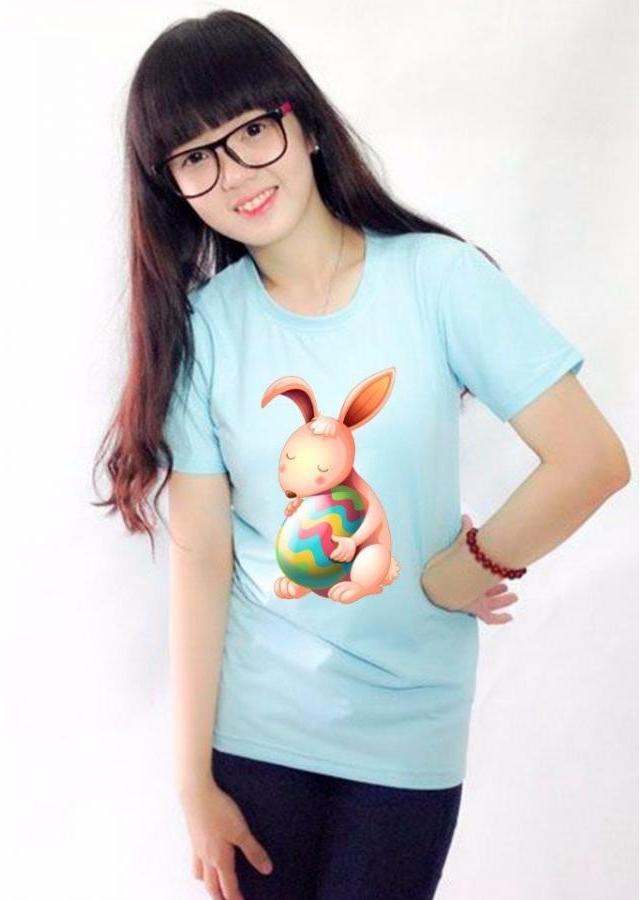 Áo Thun Nữ - Hạnh Phúc - Chú Thỏ Dễ Thương