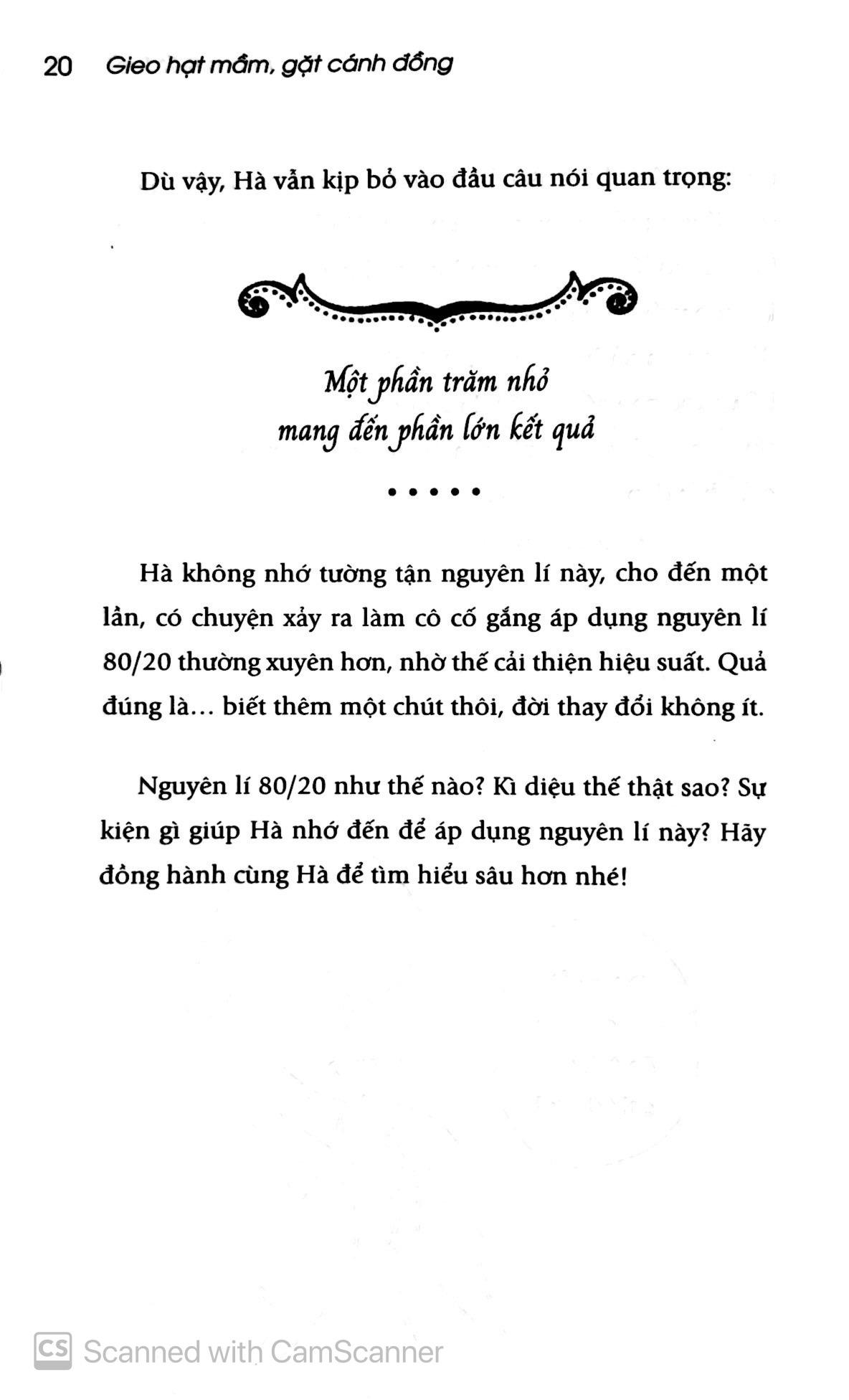 Gieo Hạt Mầm Gặt Cánh Đồng