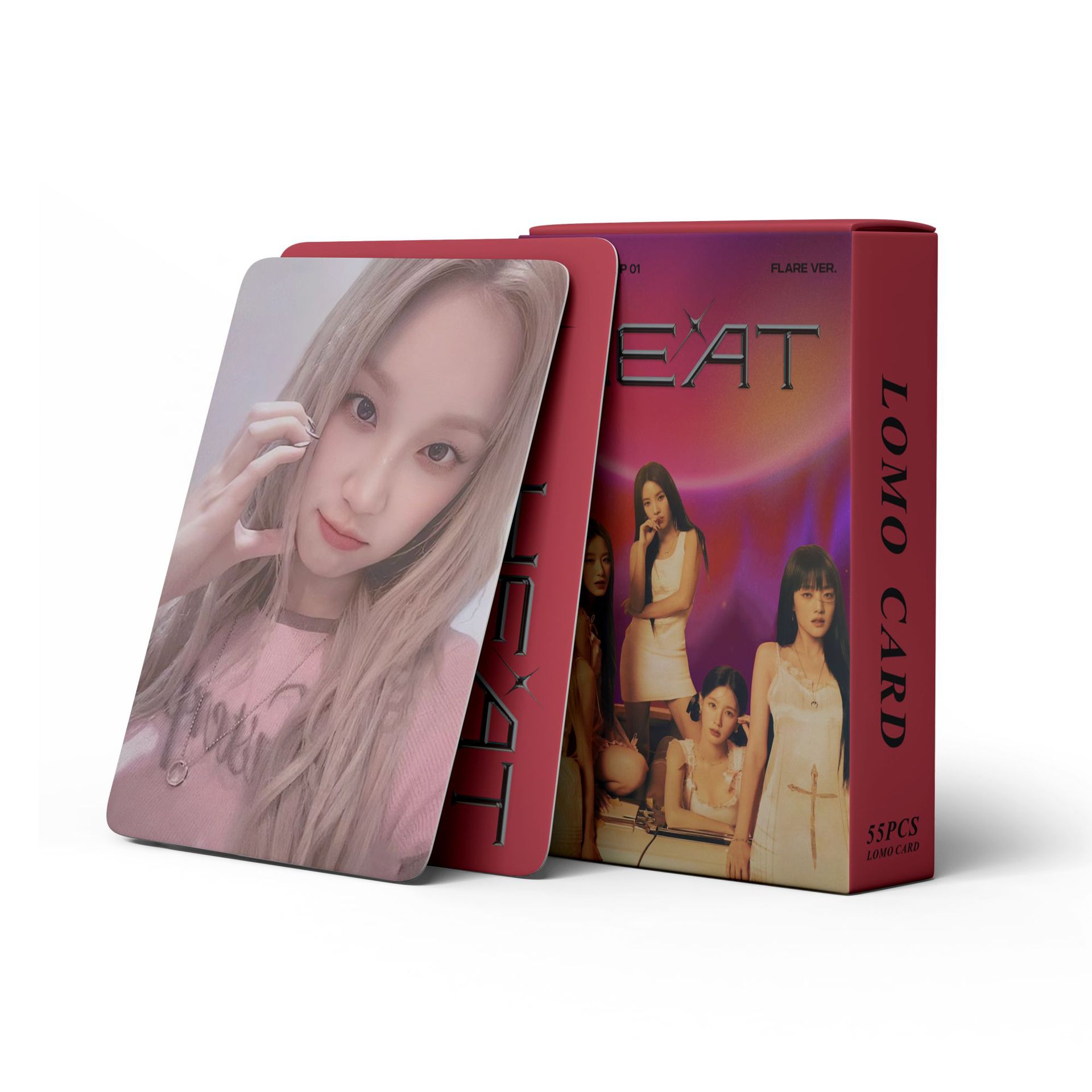 Set 55 lomo card (G)-IDLE HEAT 2023