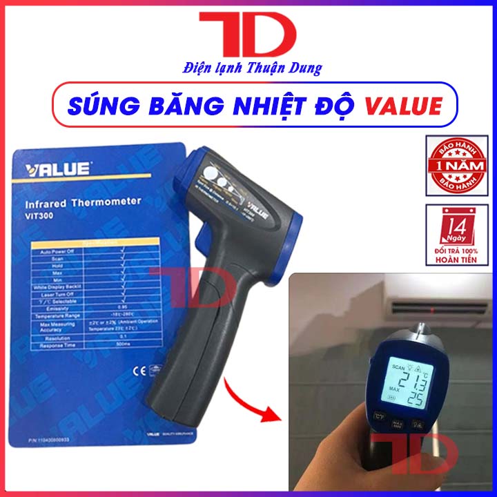 Máy đo nhiệt độ VALUE hàng chính hãng