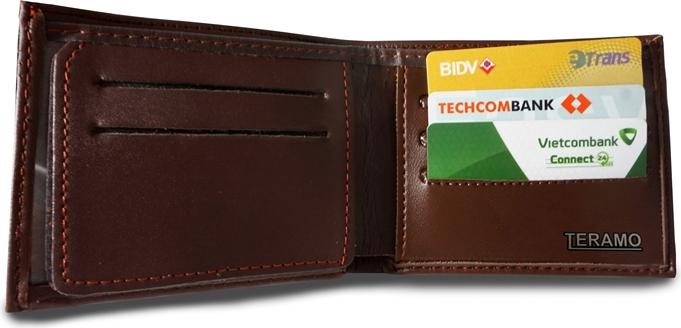 Bóp Ví Nam Da Teramo 2 Màu Cao Cấp VD01