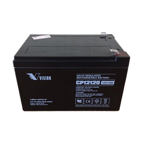 ẮC QUY LƯU ĐIỆN VISION CP12120 (12V - 12AH) Chuyên Dùng Cho Nguồn Dự Phòng (UPS, Inverter, ...)