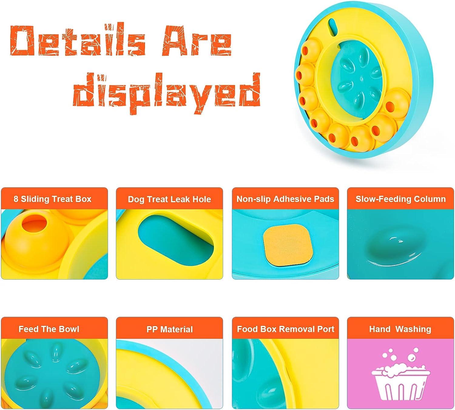 Đồ chơi xếp hình cho chó, Đồ chơi cho chó tương tác để rèn luyện trí não cho chó, Đồ chơi cho thú cưng ngộ nghĩnh