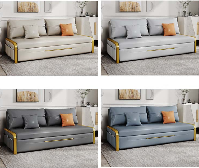 Sofa giường đa năng hộc kéo HGK-09 ngăn chứa đồ tiện dụng Juno Sofa KT 1m8