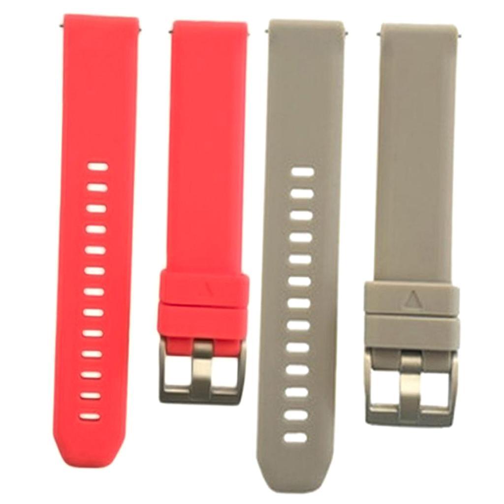 2x Sport Silicone Bracelet Watch Band Strap Durable for Garmin Vivoactive 3