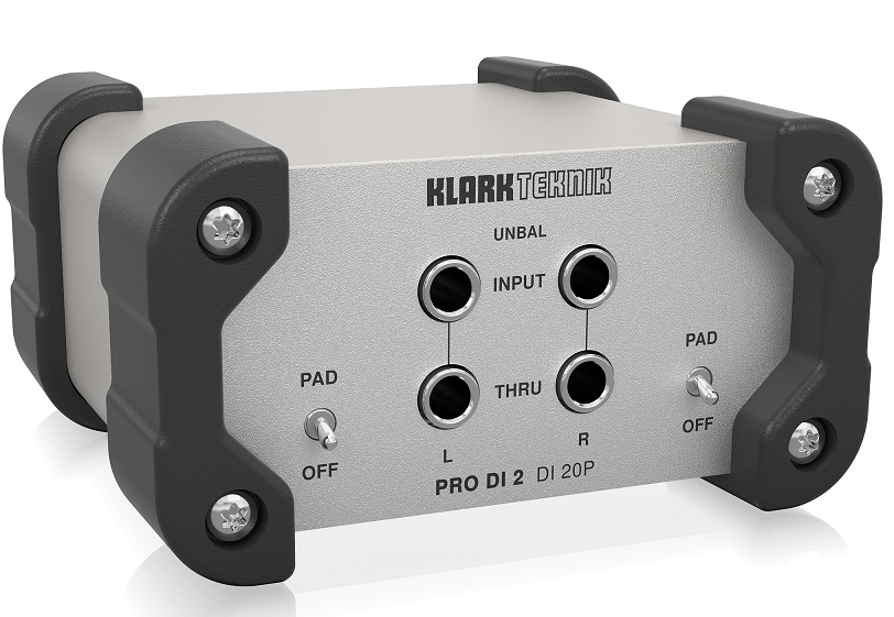 KLARK TEKNIK DI 20P - Passive Stereo DI Box- Hàng Chính Hãng