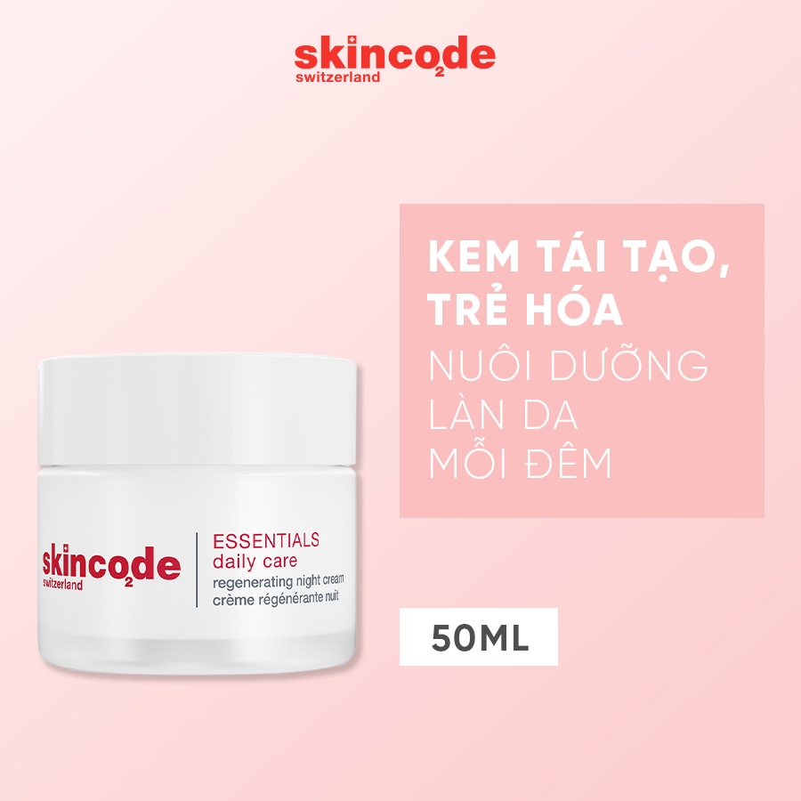 Kem dưỡng tái tạo da ban đêm Skincode Regenerating Night Cream 50ml - MS 1005,2