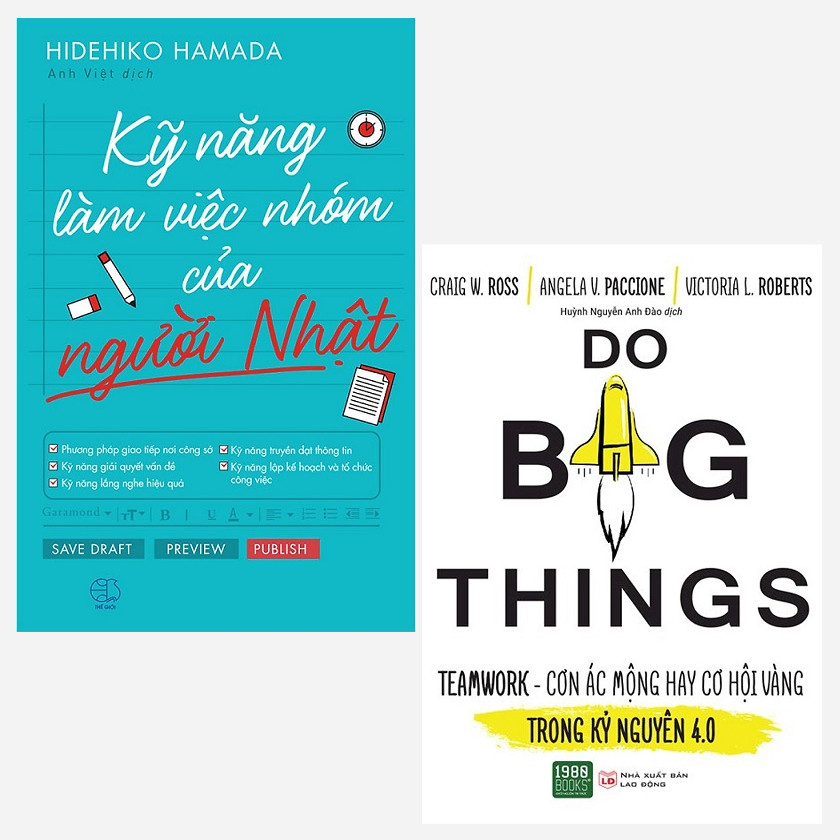 Combo Do Big Things + Kỹ Năng Làm Việc Nhóm Của Người Nhật