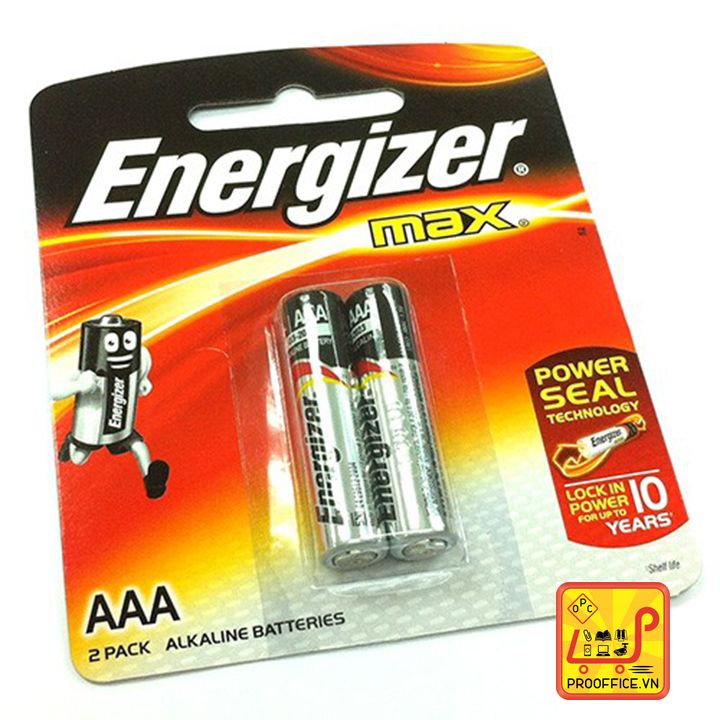 Pin 3A Energizer chính hãng vỉ 2 viên x3 vỉ