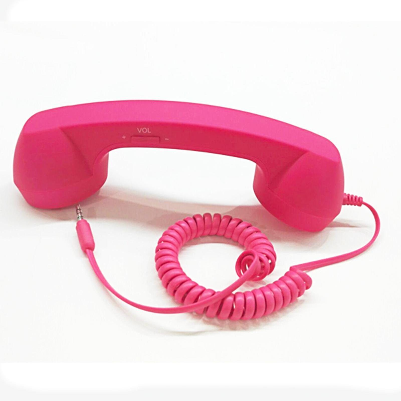 2-3pack Retro Telephone Handset 3.5mm Classic Mini for iPhone iPad Mobile Phones
