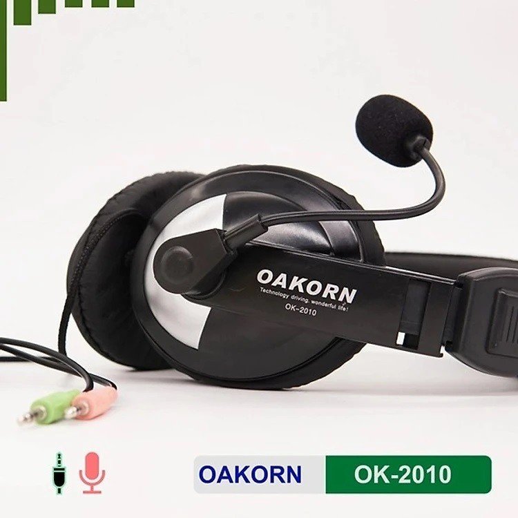 Tai Nghe Headphone OK-2010 Có Mic Full Box Dây Dài 2m