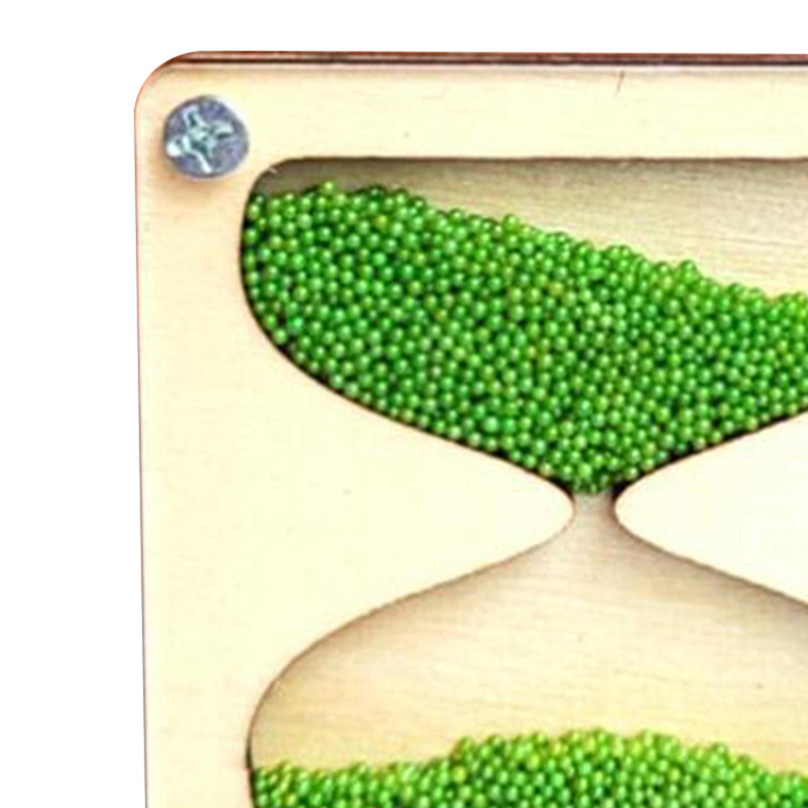 Wooden Hourglass Busy Board Kit Fine Motor Skill for Preschool Toddler