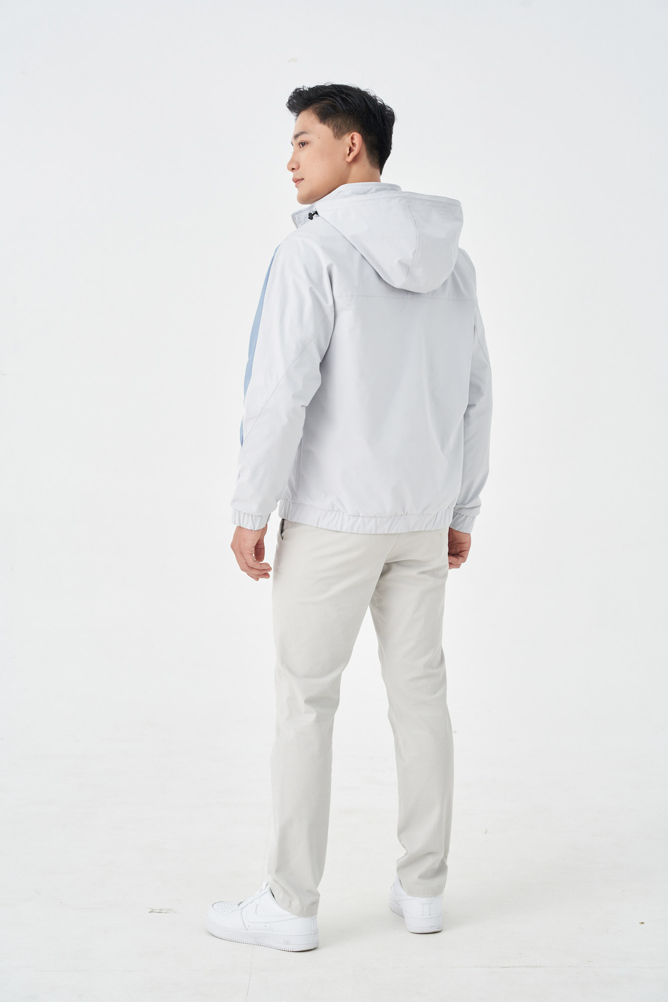 Áo Khoác Gió Nam 5S FASHION, Mặc Được Hai Mặt, Thêu Họa Tiết Trẻ Trung, Phối Màu Khỏe Khoắn, Năng Động
