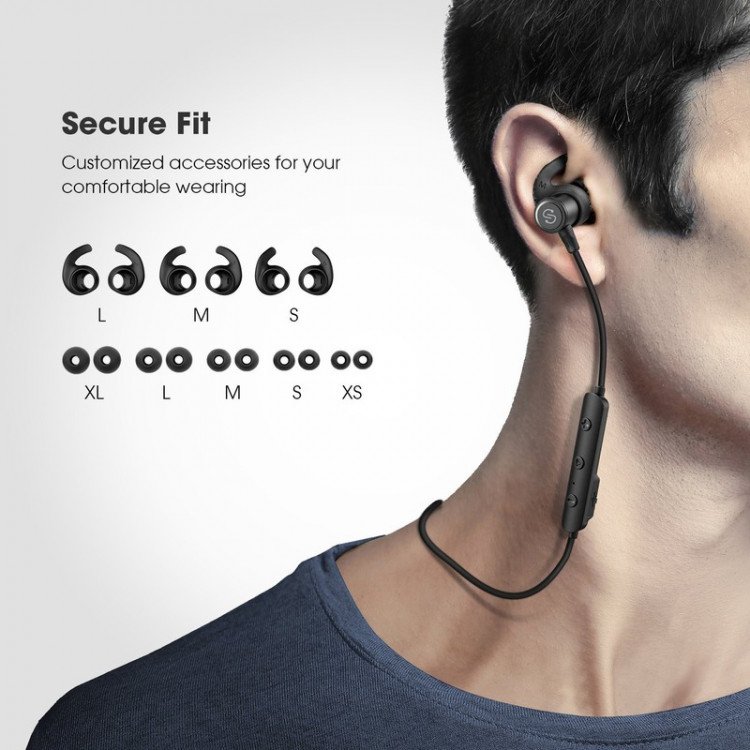 Tai nghe Bluetooth Soundpeats Q30 HD - Hàng chính hãng - Âm thanh tuyệt hảo Chuẩn chống nước IPX7 Kết nối Bluetooth 5.0 Chống ồn hiệu quả - Hàng Chính Hãng