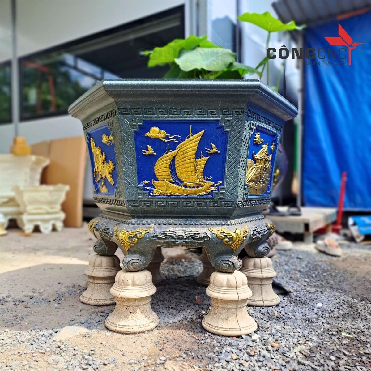 Khuôn Đôn Chậu Cảnh ABS, Khuôn Đôn Kê Chậu Hình Nấm