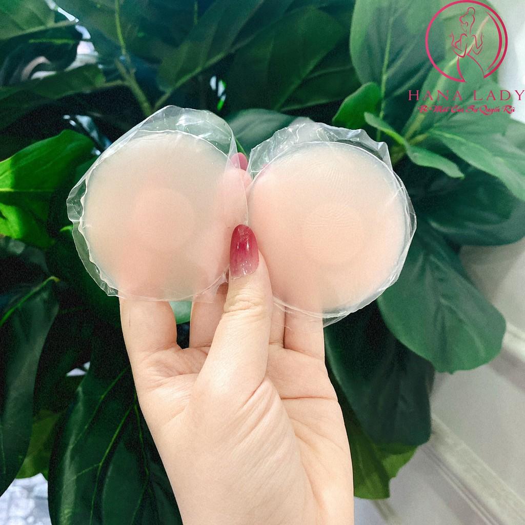 Miếng dán ngực, hộp 10 miếng dán ti silicon thông hơi cao cấp DT06