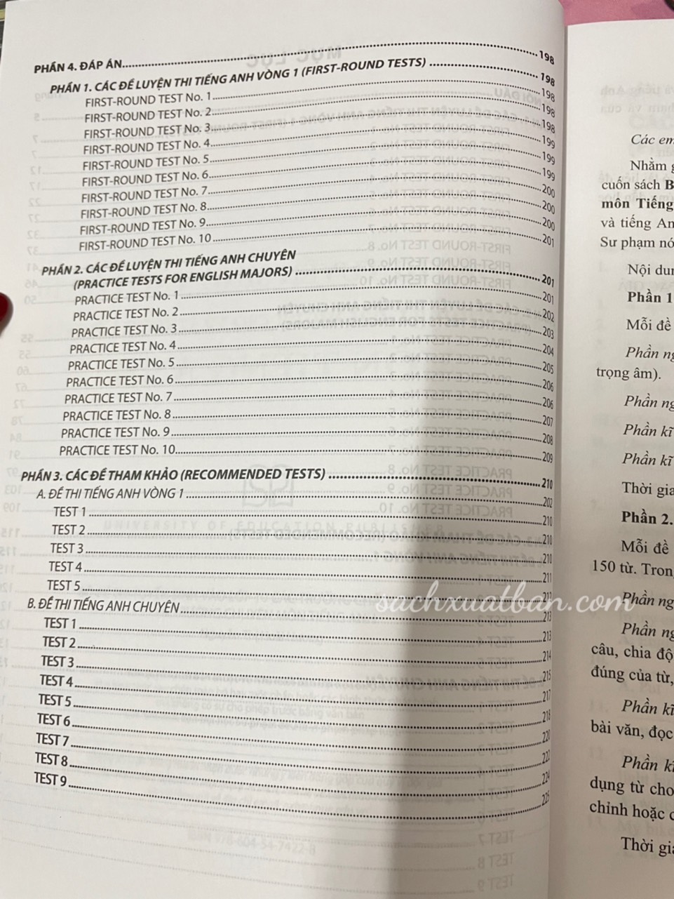 Sách Bộ đề thi tuyển sinh vào lớp 10 các trường chất lượng cao và trường chuyên môn Tiếng Anh