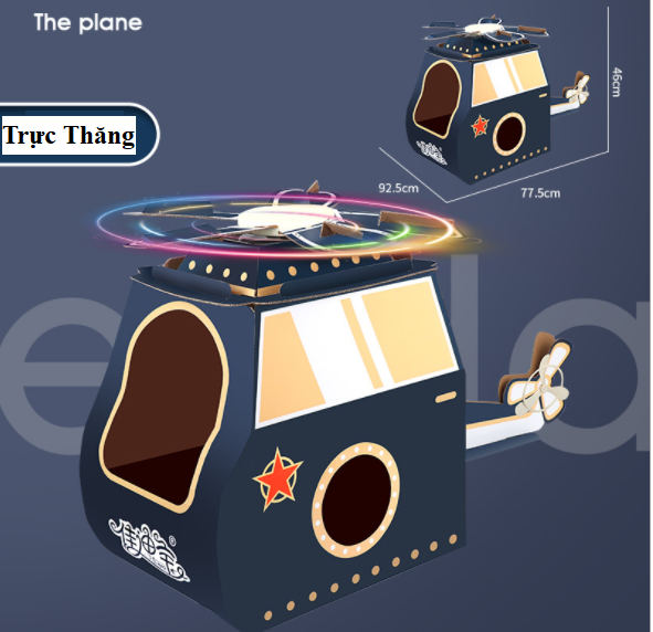Mô hình Cosplay, Đồ chơi hóa trang bằng Carton hình Khủng Long, Máy Bay, Cá Mập