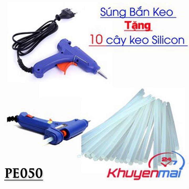 Súng Bắn Keo Tặng 10 Cây Keo Silicon v