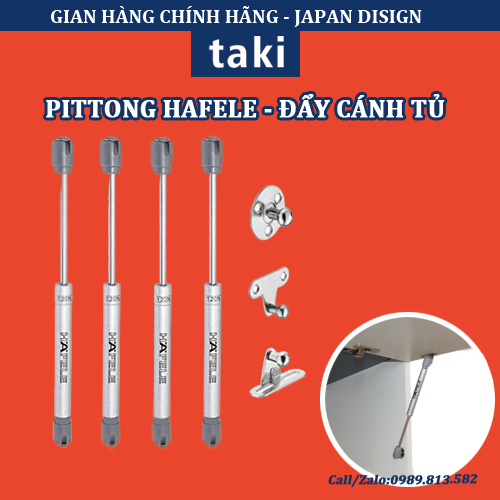 Piston HAFELE Giảm Chấn Cao Cấp, Tay Đẩy Thủy Lực Tay Nâng Cánh Tủ Bếp