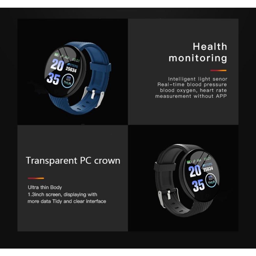 Đồng Hồ Thông Minh Smartwatch Mới Iwo Đồng Hồ Thông Minh D18 Chống Nước Vòng Đồng Hồ Thông Minh Theo Dõi Sức Khỏe/Nam Bluetooth Của Đồng Hồ Thông Minh Smartwatch ^ MK ^