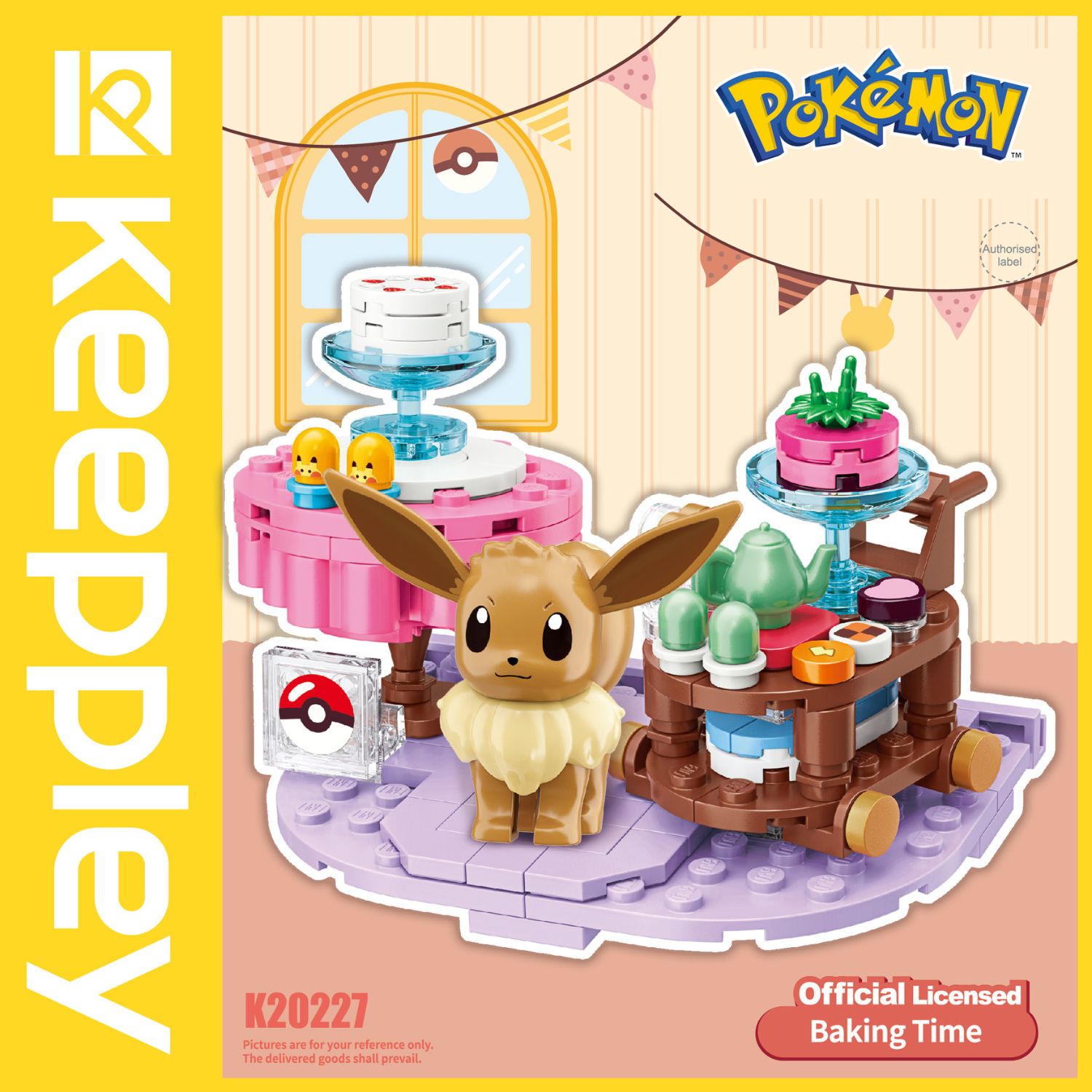 Đồ Chơi Lắp Ráp KEEPPLEY Pokemon - Baking Time K20227 Building Block - Herbie Toys