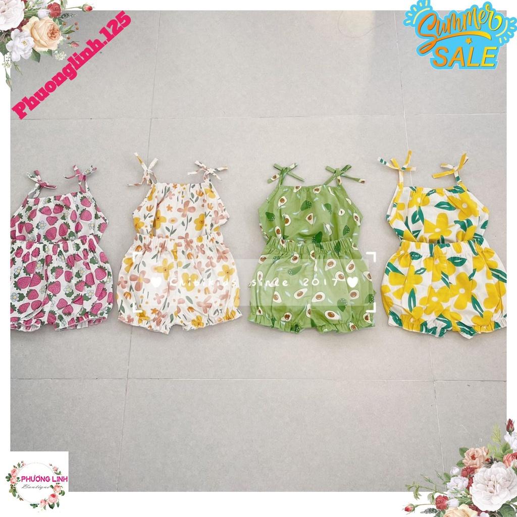 SET 2 BỘ ĐÙI BÉ GÁI 2S HOA QUẢ CHO BÉ GÁI