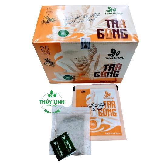 Trà Gừng Thái Hưng - Hộp 25 túi lọc x 2,5g