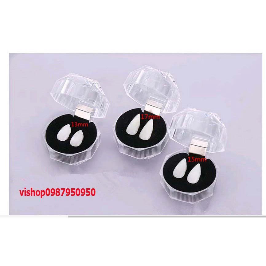 Răng nanh-răng khểnh giả cao cấp 13mm TẶNG KÈM KEO GẮN