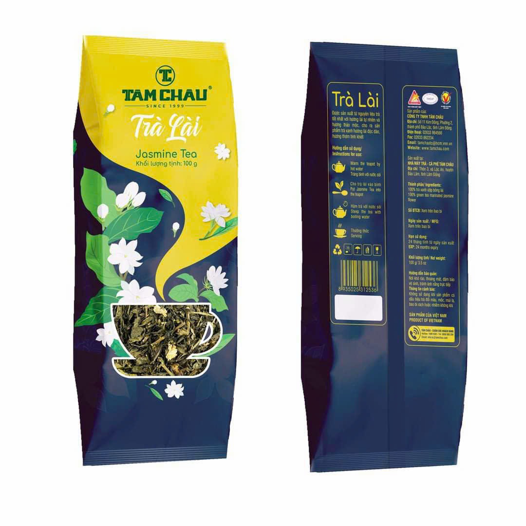 Combo 5 gói trà lài cấp trung Tâm Châu