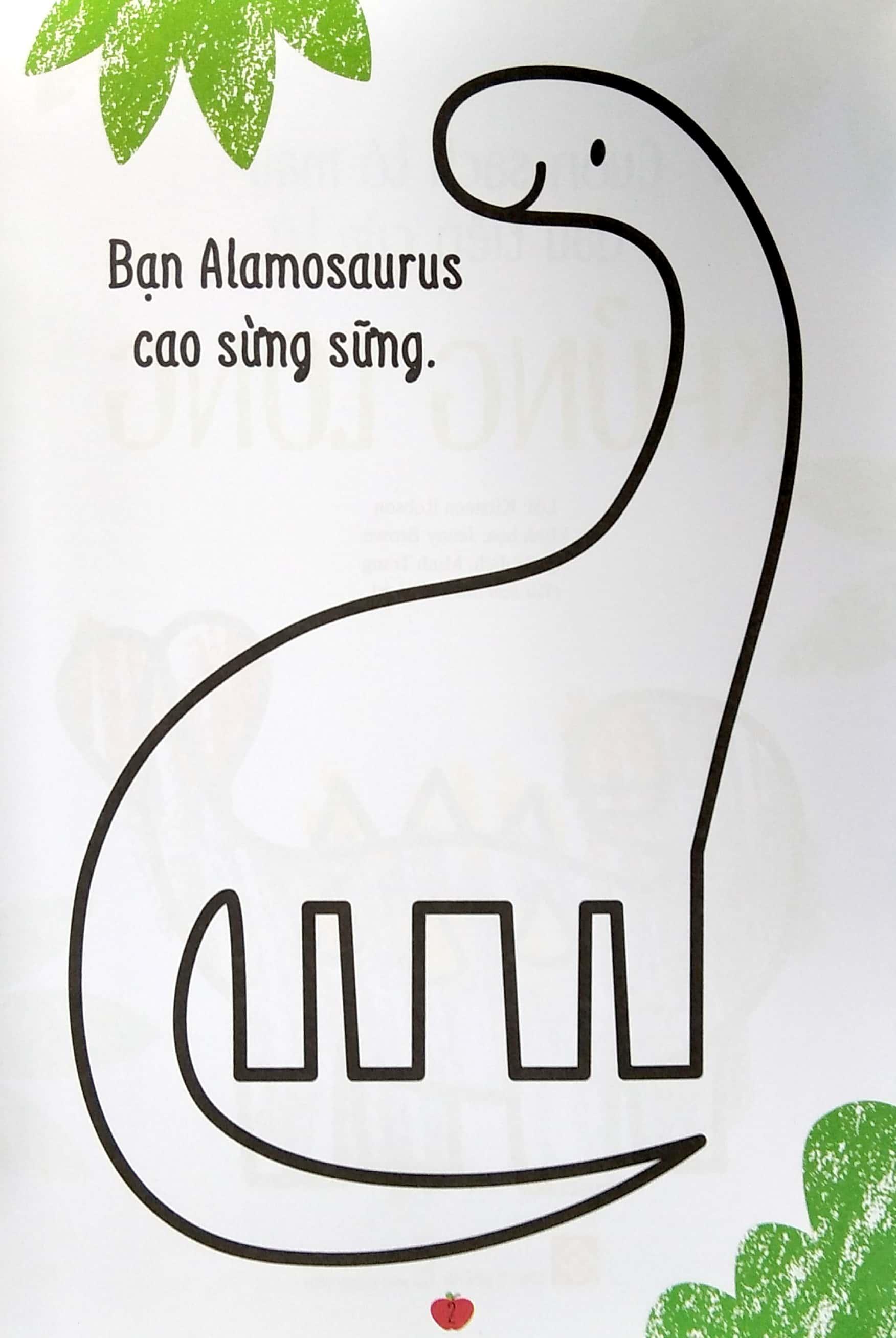 Cuốn Sách Tô Màu Đầu Tiên Của Tớ - Khủng Long