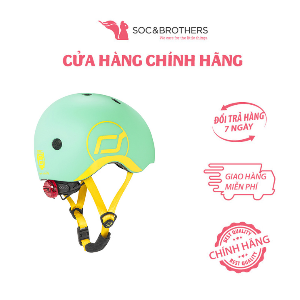 Mũ đội đầu cho bé Scoot and Ride màu Kiwi