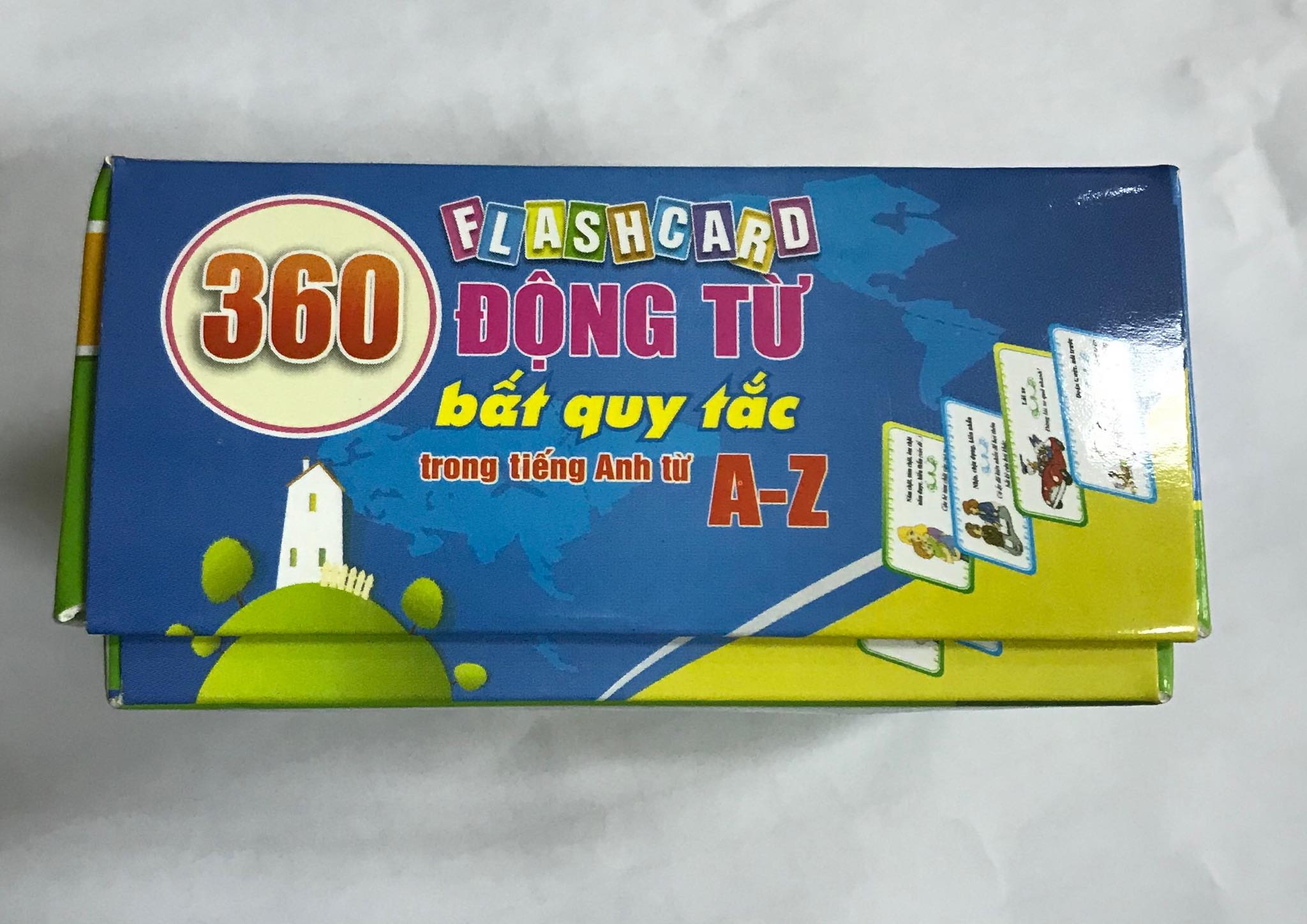 Flashcard 360 Động Từ Bất Quy Tắc Trong Tiếng Anh﻿ Từ A - Z ( tặng kèm bút chì xinh xinh ) )