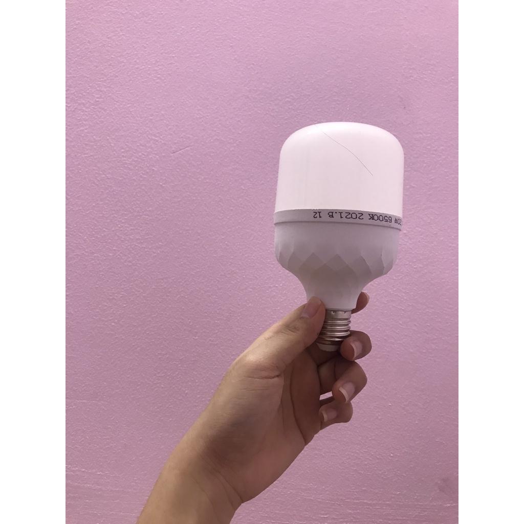Combo 10 cái Đèn búp nhựa 20W sử dụng điện chiếu sáng 220V