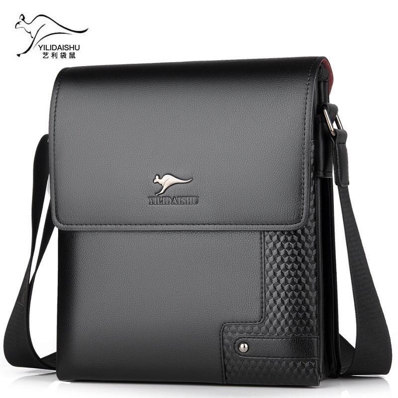 Túi đeo chéo nam da bò cao cấp YILIDAISHU T33 27x24x6cm D.HSTORE