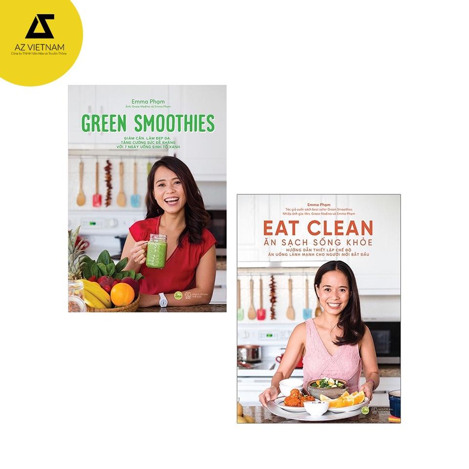 Combo sách - 2 cuốn Eat Clean Ăn sạch sống khỏe + Green Smoothies