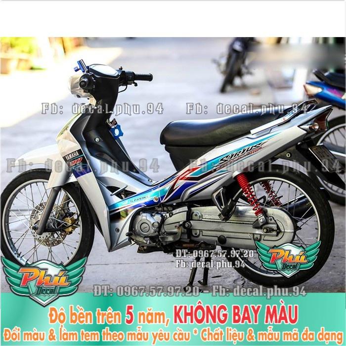 Tem rời Sirius R xe bạc