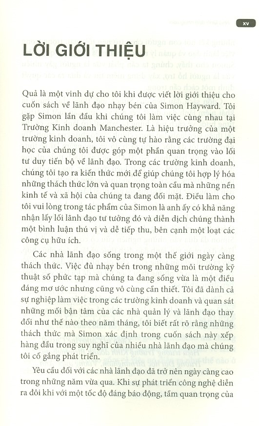 Nhà Lãnh Đạo Nhạy Bén